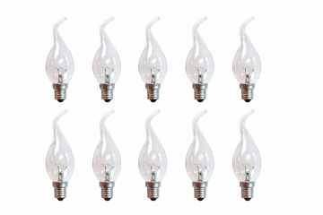 10x gloeilamp tipkaars helder wwwlamp123nl 2