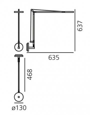Afmetingen demetra wall wwwlamp123nl 0
