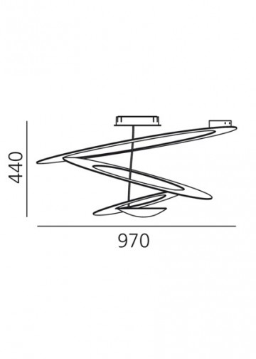 Afmetingen pirce soffitto led 3000k wwwlamp123nl 0