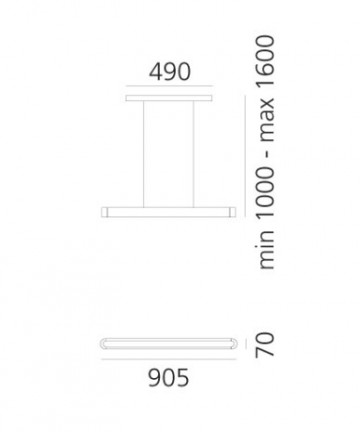 Afmetingen talo 90 artemide hanglamp wwwlamp123nl 3
