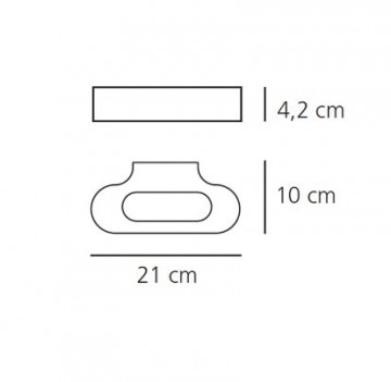 Afmetingen wandlamp artemide talo wwwlamp123nl