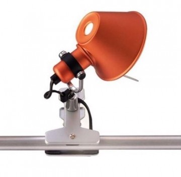 Artemide klemlamp pinza oranje wwwlamp123nl