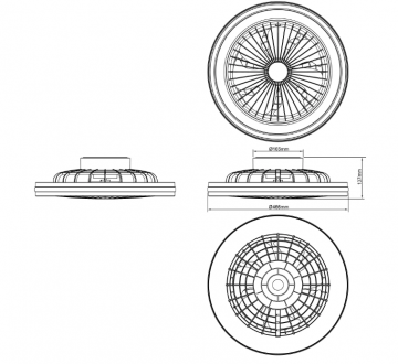 Brilliant plafondventilator palmero g9928006 wwwlamp123nl8