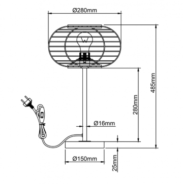 Brilliant tafellamp woodball 9469906 wwwlamp123nl4