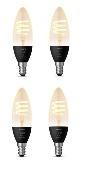 Combideal hue filament kaars white ambiance wwwlamp123nl