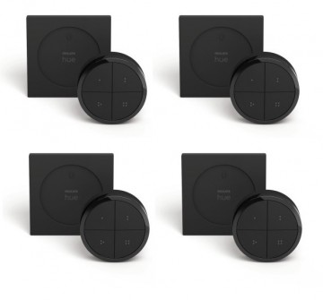 Combideal hue tap switch zwart 4 stuks wwwlamp123nl