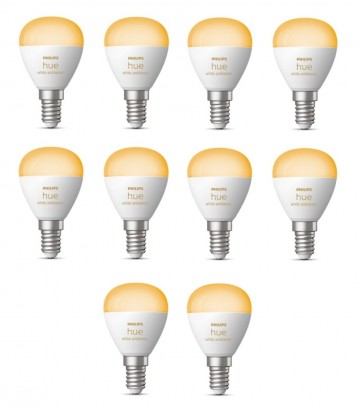 Combideal philips hue kogel white ambiance 10 stuks wwwlamp123nl