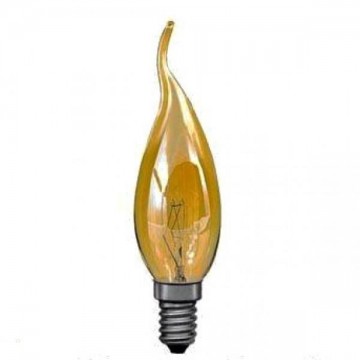 Gloeilamp Tipkaars (25W, E14, goud, 10 stuks)