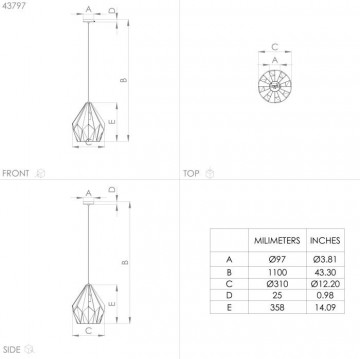 Eglo hanglamp carlton 43814 wwwlamp123nl4