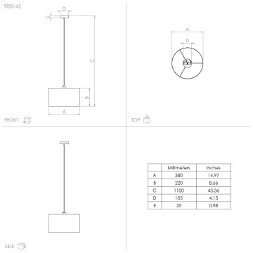 Eglo hanglamp zaragoza 900145 wwwlamp123nl5