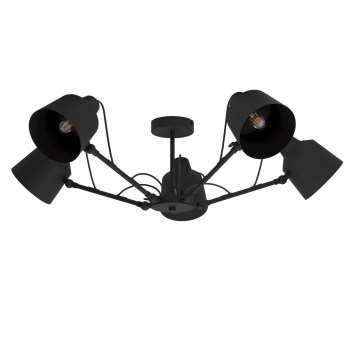 Eglo plafondlamp basurtu 99667 wwwlamp123nl