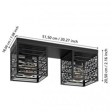 Eglo plafondlamp piedritas 900356 wwwlamp123nl4