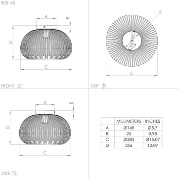 Eglo plafondlamp venezuela 900165 wwwlamp123nl4