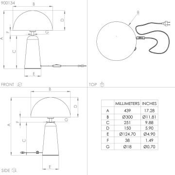 Eglo tafellamp aranzola 900134 wwwlamp123nl3