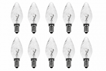 Gedraaide kaarslamp helder e14 wwwlamp123nl