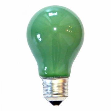 Gloeilamp groen wwwlamp123nl