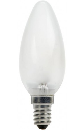 Gloeilamp kaars 15w e14 mat wwwlamp123nl 3