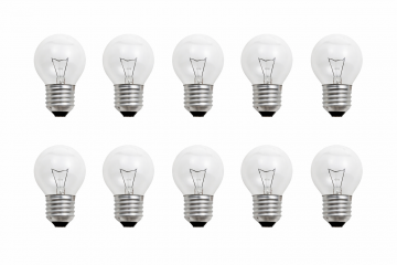 Gloeilamp kogel 10 pack helder wwwlamp123nl