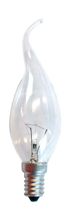 Gloeilamp tipkaars 40w e14 helder wwwlamp123nl 2