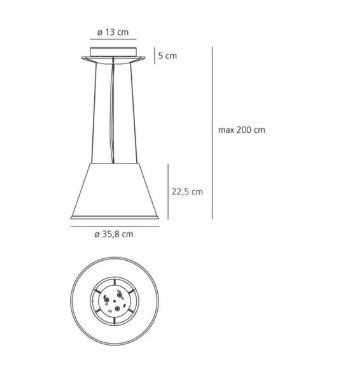 Hanglamp artemide choose wwwlamp123nl