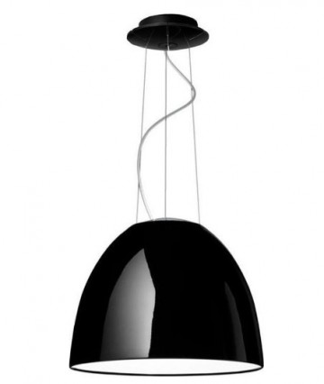 Hanglamp artemide nur gloss halo zwart a242110 wwwlamp123nl