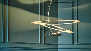 Hanglamp artemide pirce micro goud wwwlamp123nl