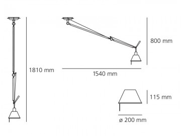 Hanglamp artemide tolomeo decentrate perkament 0629000a wwwlamp123nl 0 0