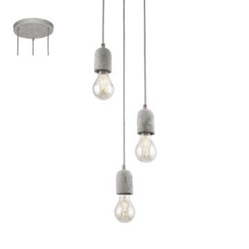 Hanglamp eglo silvares 95523 wwwlamp123nl