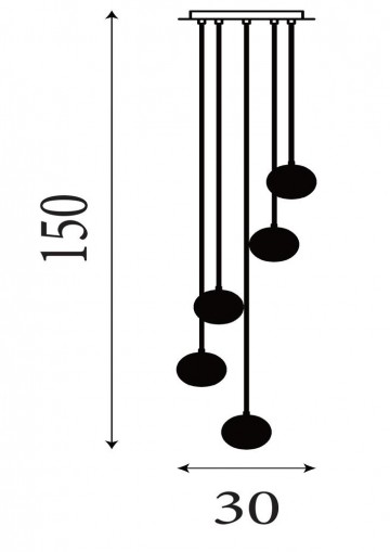 Hanglamp searchlight allure 51481 5sb wwwlamp123nl3