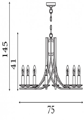 Hanglamp searchlight ascona 4168 8cc wwwlamp123nl2