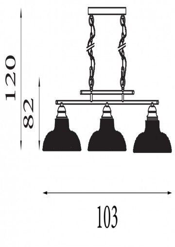 Hanglamp searchlight bistro iii 7183 3ss wwwlamp123nl1