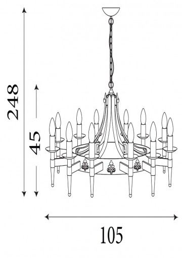 Hanglamp searchlight cartwheel 24212 12bk wwwlamp123nl3