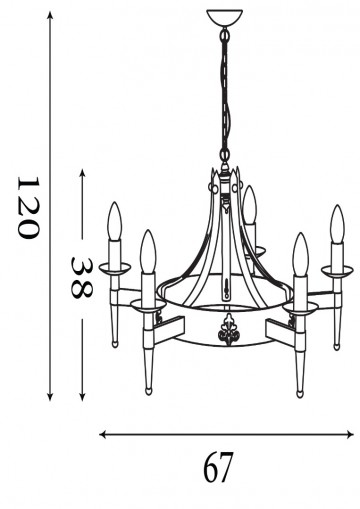 Hanglamp searchlight cartwheel 2425 5bk wwwlamp123nl3