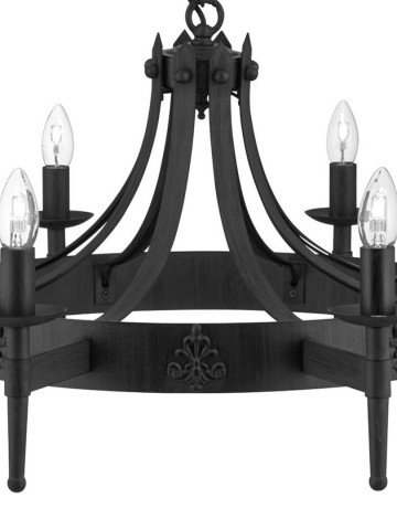 Hanglamp searchlight cartwheel 2428 8bk wwwlamp123nl2