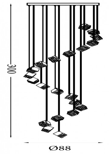 Hanglamp searchlight cuboid 33640 20sb wwwlamp123nl4