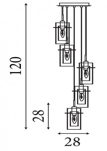 Hanglamp searchlight duo 2305 5 wwwlamp123nl3