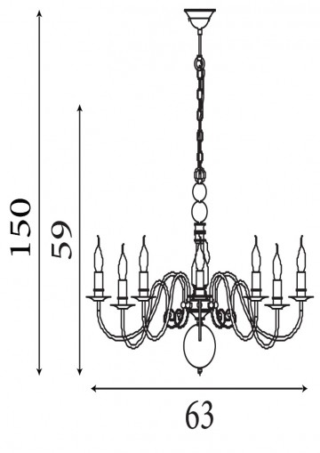 Hanglamp searchlight greythorne 2268 8gy wwwlamp123nl2