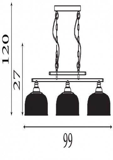 Hanglamp searchlight highworth 3593 3bk wwwlamp123nl3