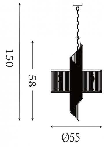 Hanglamp searchlight lara 11600 6go wwwlamp123nl4