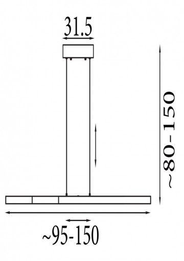 Hanglamp searchlight linear 88520bk wwwlamp123nl8