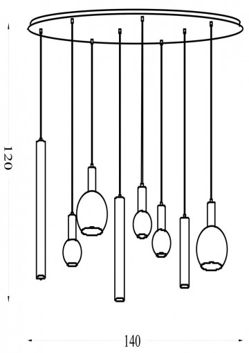 Hanglamp searchlight lyon 76318 8lt wwwlamp123nl6