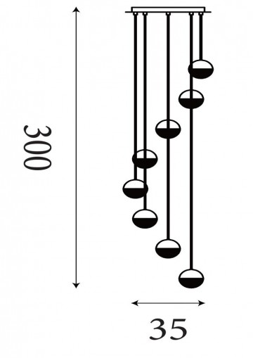 Hanglamp searchlight marbles 5848 8cc wwwlamp123nl2
