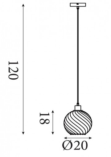 Hanglamp searchlight radiance 44520cp wwwlamp123nl3