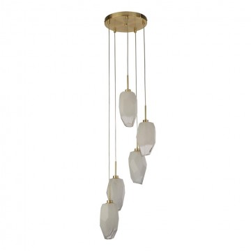 Hanglamp searchlight rocky 23146 5sb wwwlamp123nl1