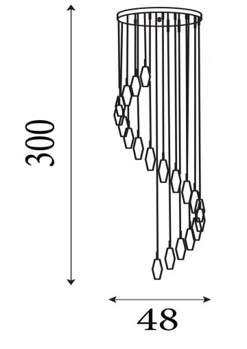 Hanglamp searchlight sculpturedice 888 20 wwwlamp123nl3