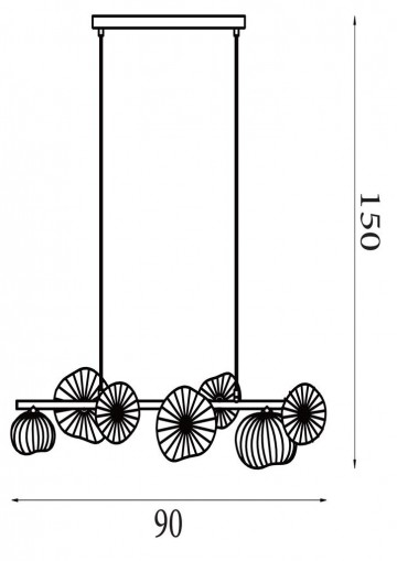 Hanglamp searchlight sunbeam 24123 7bk wwwlamp123nl4