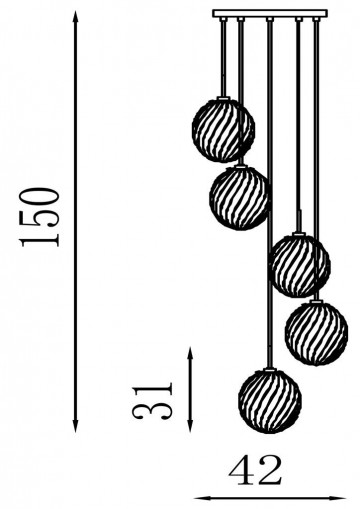 Hanglamp searchlight whirl 24142 5sb wwwlamp123nl3