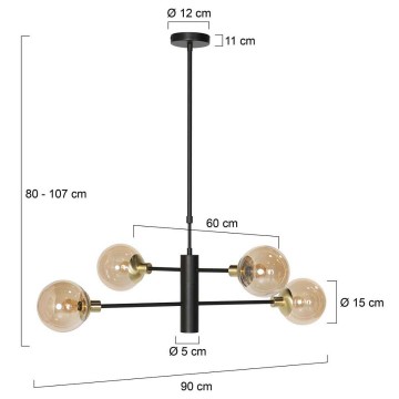 Hanglamp steinhauer constellation 3805me wwwlamp123nl6