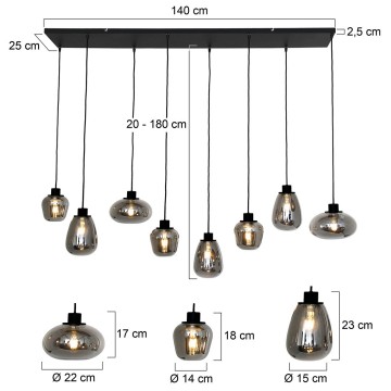 Hanglamp steinhauer reflexion 2680zw wwwlamp123nl2