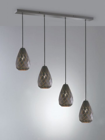 Hanglamp trio onyx 301300442 wwwlamp123nl